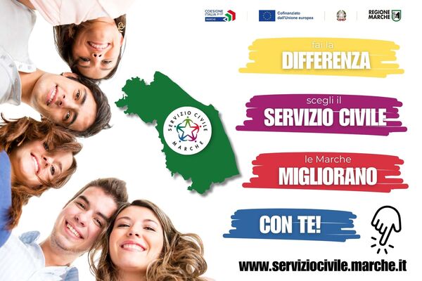 Immagine Servizio Civile Regionale con loghi