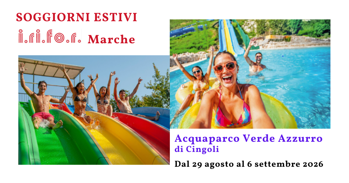 Foto dell'Acquaparco Verde Azzurro di Cingoli - soggiorni estivi IRIFOR Marche